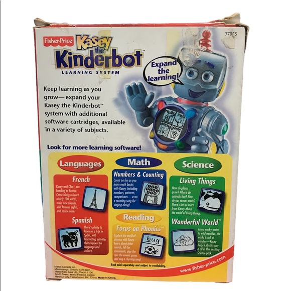 Fisher Price Kasey The Kinderbot Learning System Software Cartridge Math - Picture 3 of 4